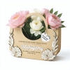 Prezent na Zakończenie roku wyjątkowa personalizowana torebka flowerbox na słodycze na kwiaty gotowy prezent